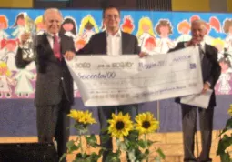 la premiazione del coro di Miradola